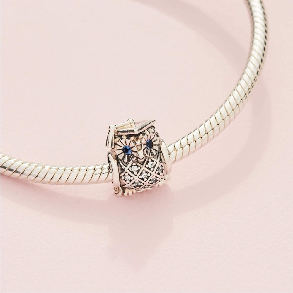 PANDORA Owl Graduation Charm